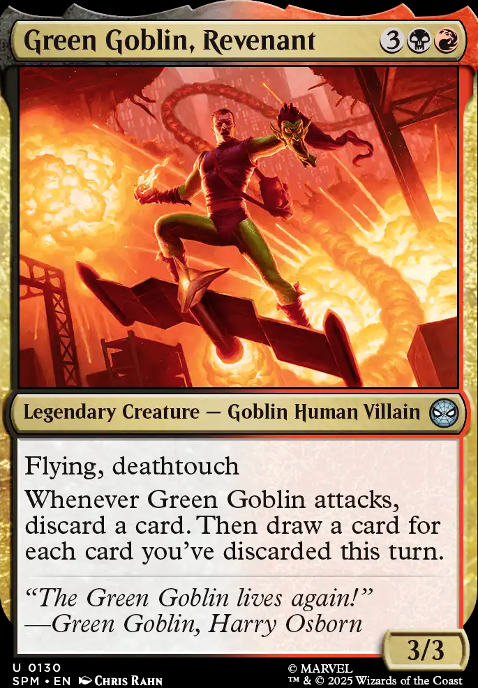 Green Goblin, Revenant feature for Goblin Mayhem