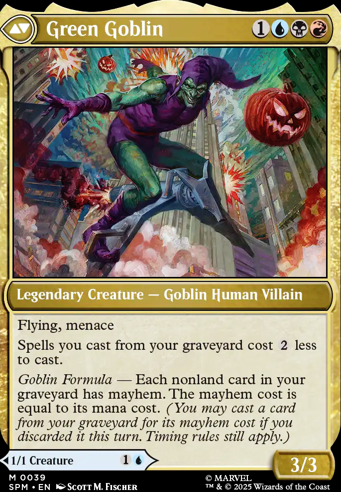 Green Goblin feature for Mayhem Madness | Green Goblin EDH