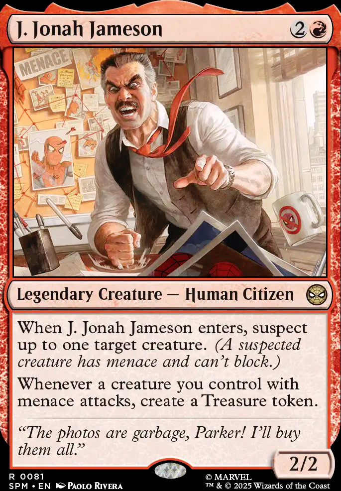 J. Jonah Jameson feature for King in Red