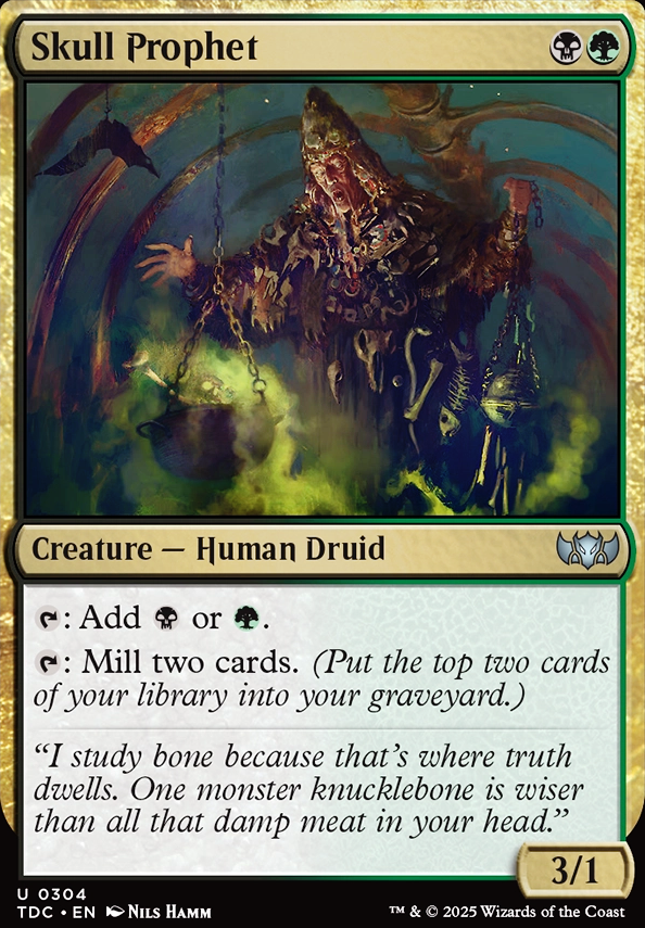 Skull Prophet feature for Kathril, Graveyard Voltron