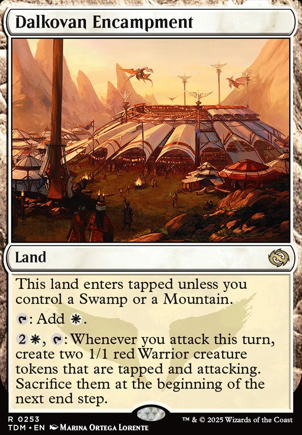 Dalkovan Encampment feature for Neriv, Mobilized for War