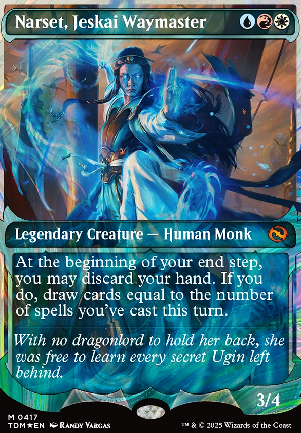 Narset, Jeskai Waymaster feature for cEDH Narset, Jeskai Waymaster