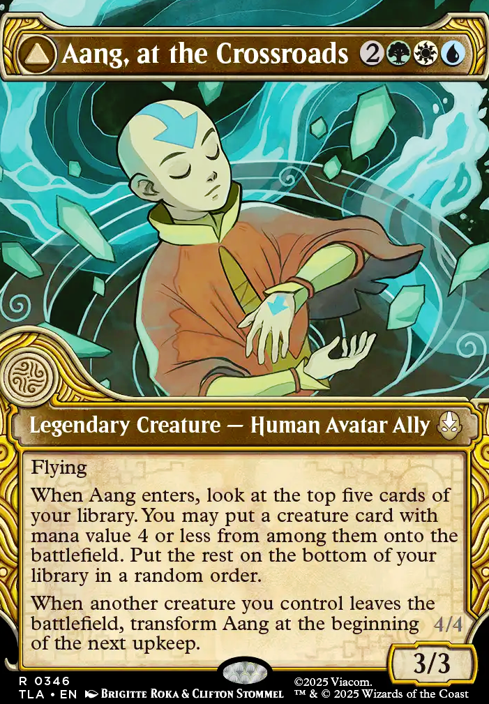 Featured card: Aang, at the Crossroads