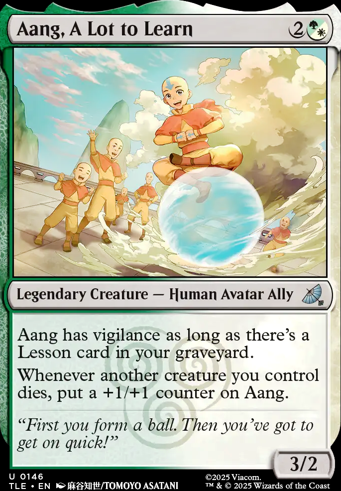 Aang, A Lot to Learn