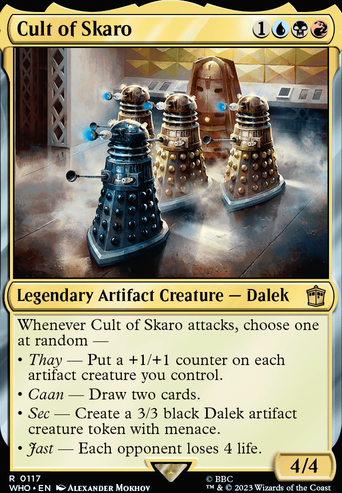 Cult of Skaro feature for Masters of Evil