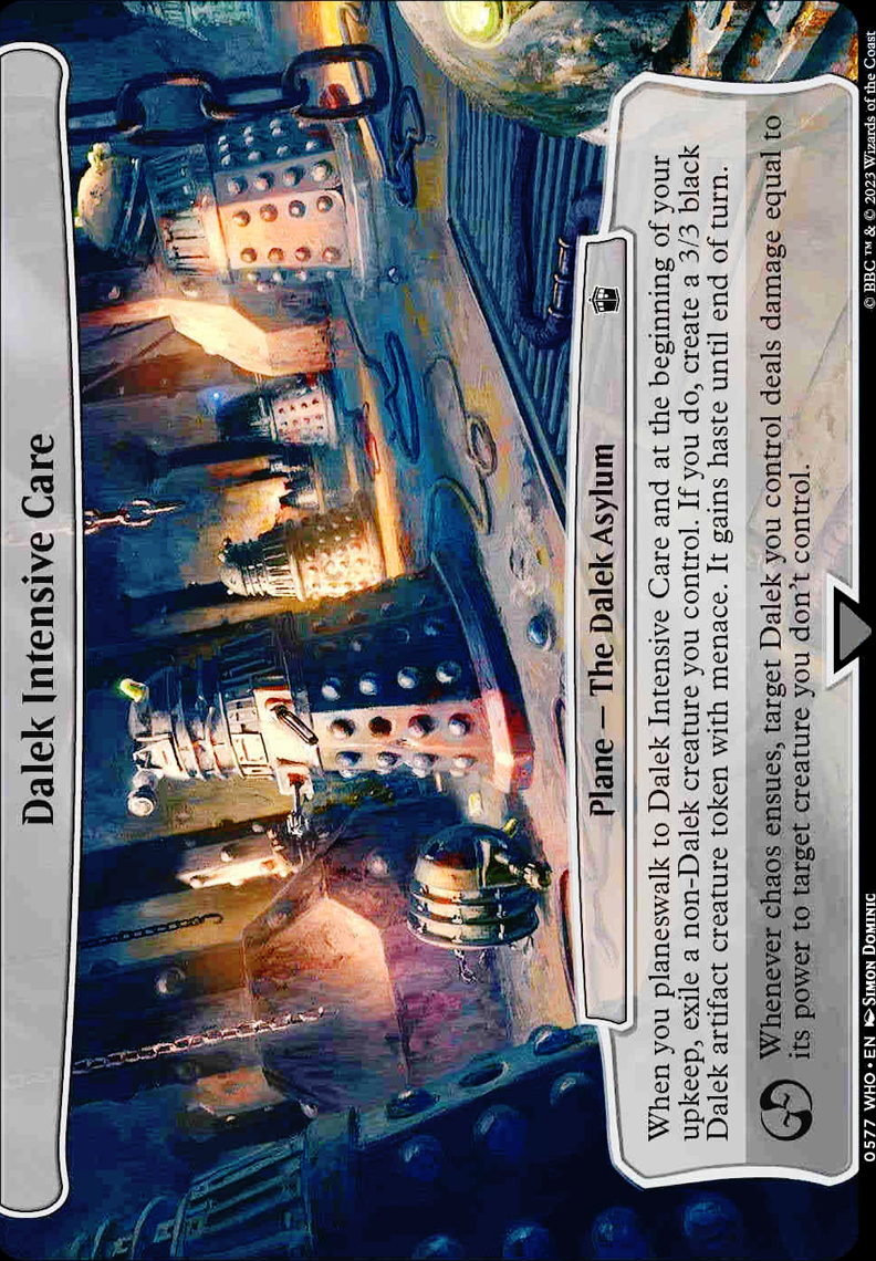 Dalek Intensive Care