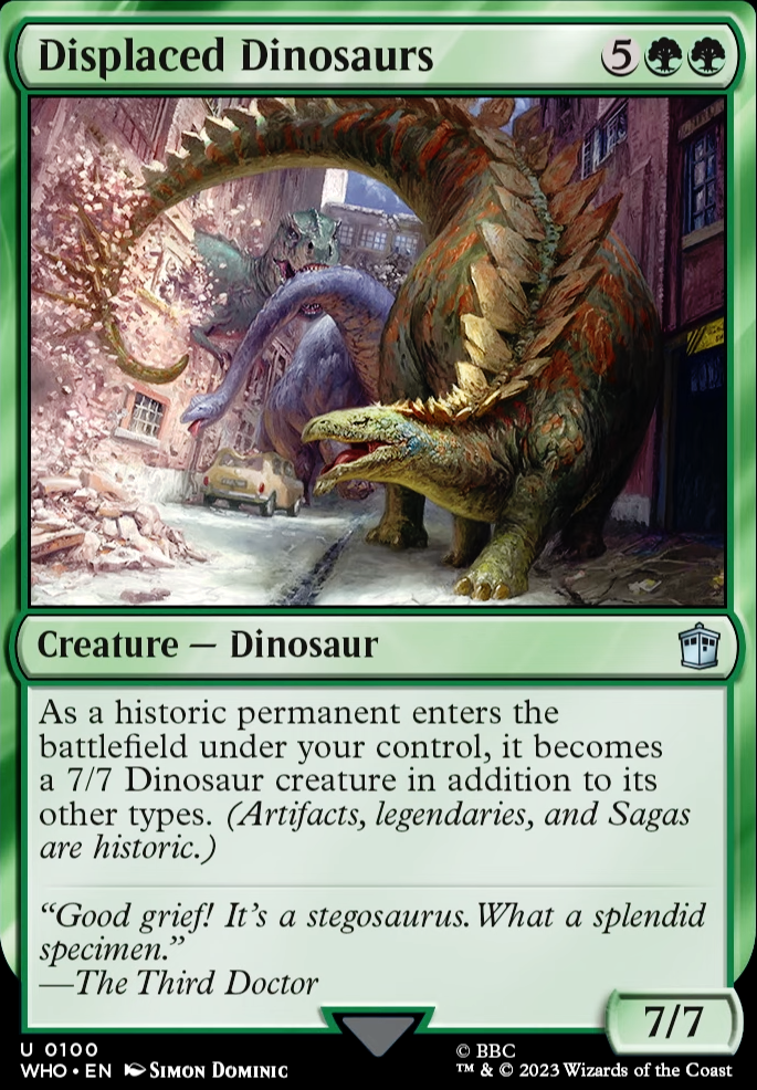 Featured card: Displaced Dinosaurs