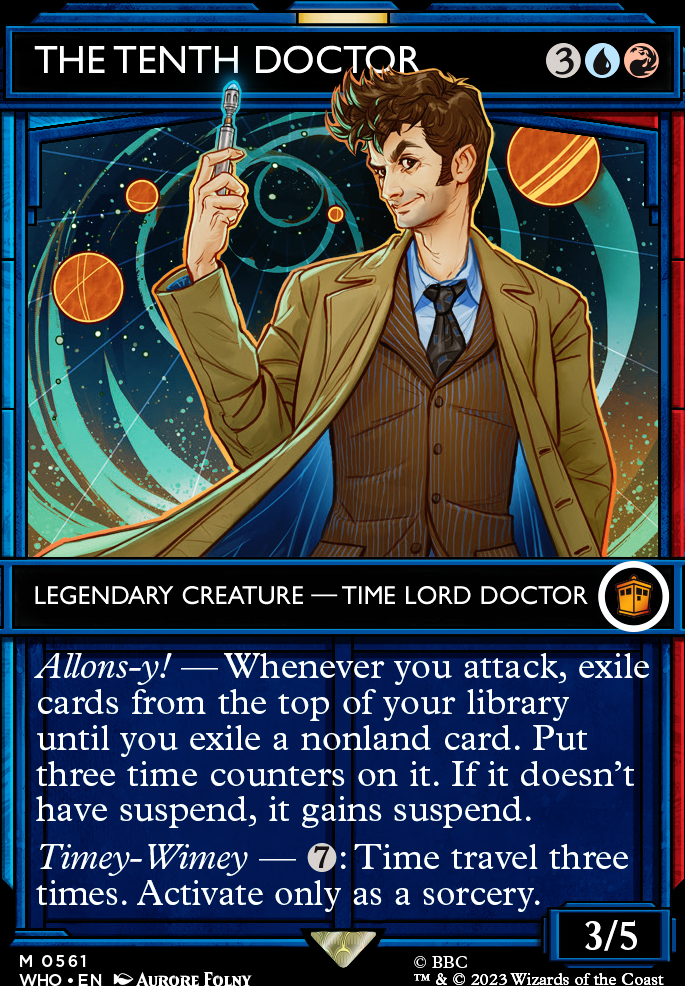 The Tenth Doctor feature for Timey-Wimey, Edited (Doctor Who Cards Only)
