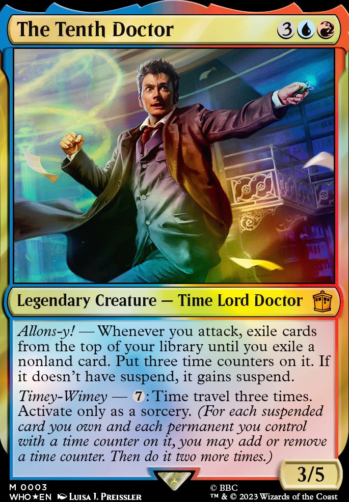 The Tenth Doctor feature for Allon Sy!