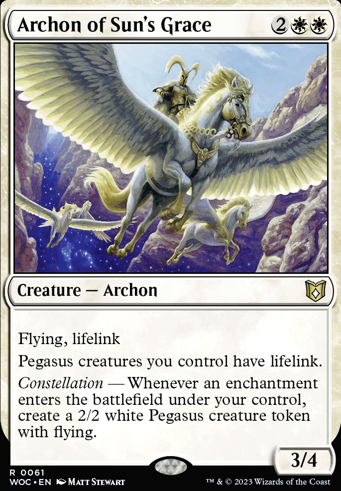 Archon of Sun's Grace feature for Esper Archon (Standard)