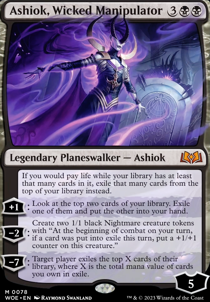 Featured card: Ashiok, Wicked Manipulator