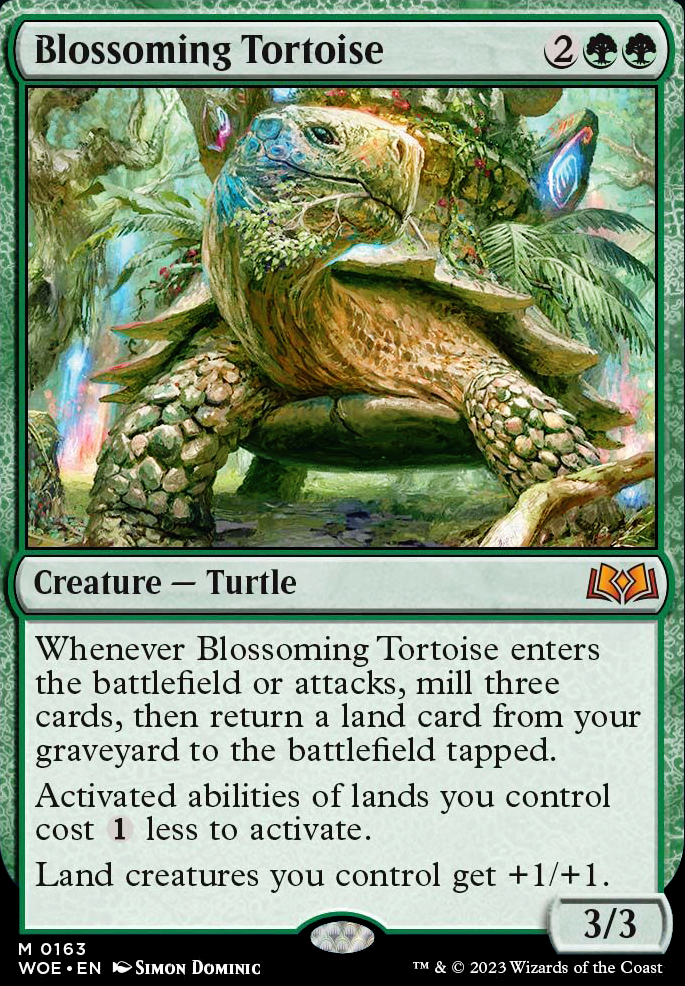 Featured card: Blossoming Tortoise