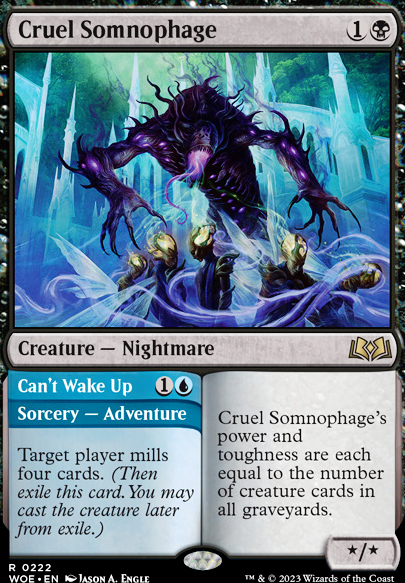 Cruel Somnophage feature for Grixis Millfling