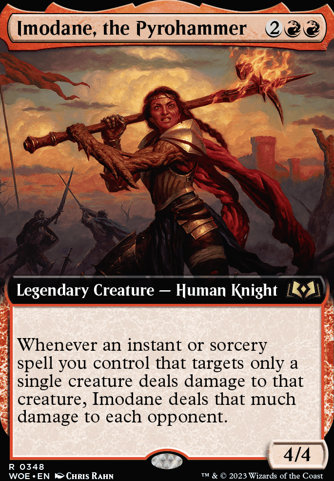 Imodane, the Pyrohammer feature for Mono-Red Spellslinger WIP