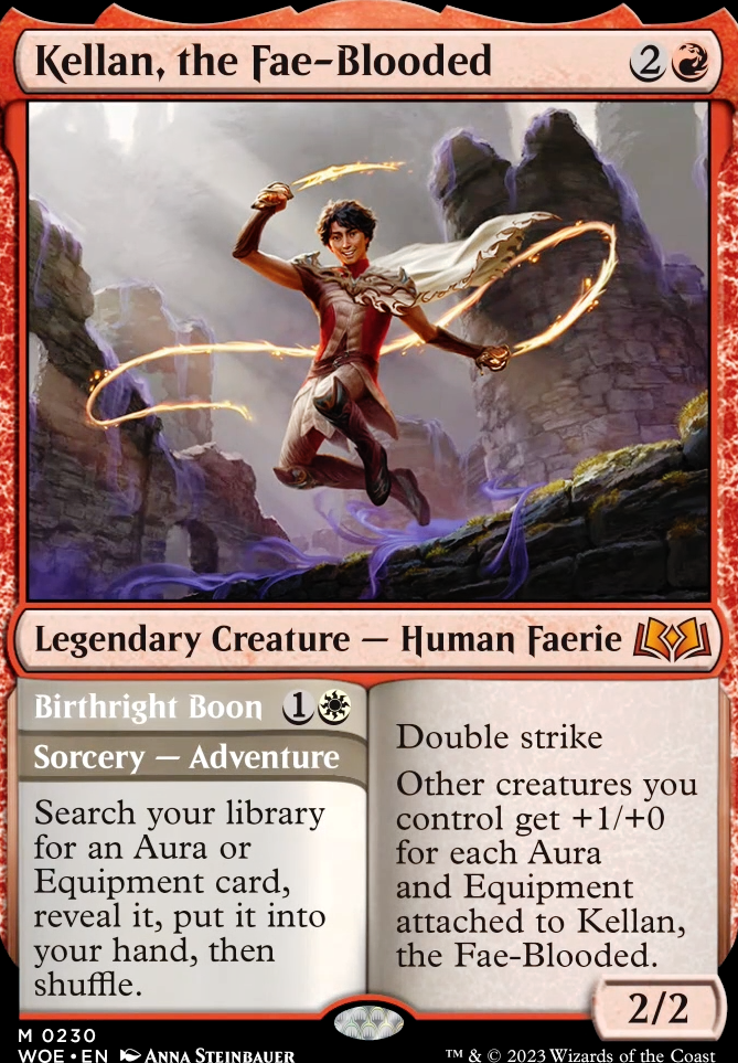 Kellan, the Fae-Blooded feature for Play Boros in EDH without eating Crayons