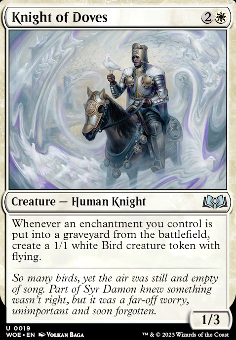 Featured card: Knight of Doves