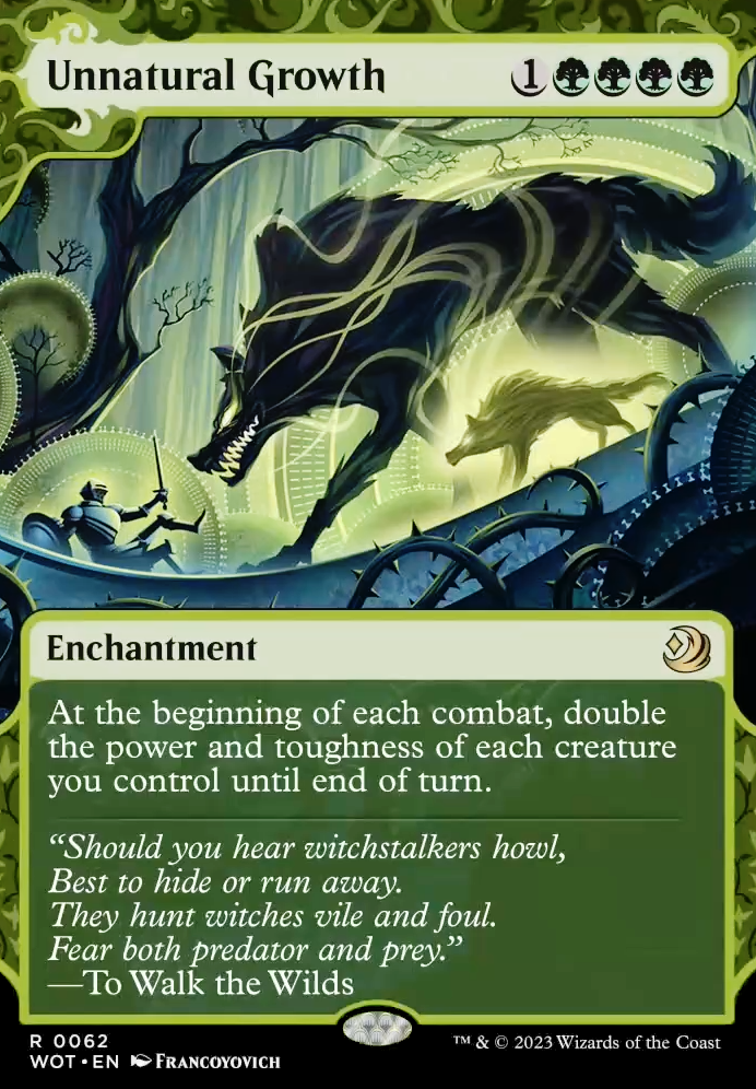 Featured card: Unnatural Growth