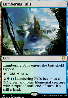 Lumbering Falls feature for Bant Advocates Rally for Zendikar!