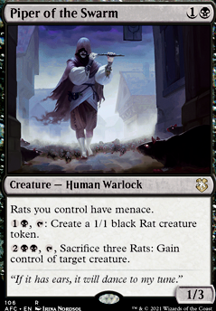 Piper of the Swarm feature for Ratdos - Sacrifices for the Vermin Gods
