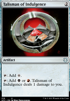 Featured card: Talisman of Indulgence