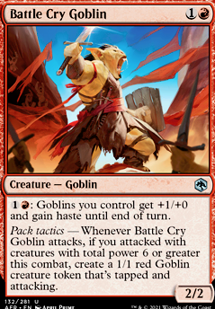 Featured card: Battle Cry Goblin