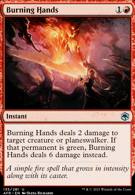 Featured card: Burning Hands