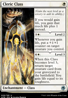 Featured card: Cleric Class