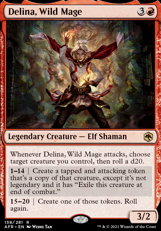 Delina, Wild Mage feature for Roll for Replication