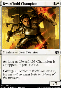 Dwarfhold Champion feature for $2 Buff Warrior Kor-ior