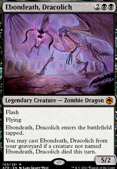 Ebondeath, Dracolich feature for Zombie Dragons