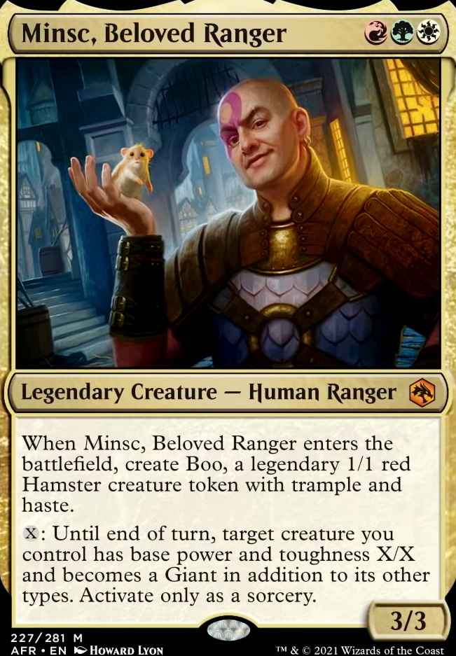 Minsc, Beloved Ranger feature for Lurrus' Game of Cat and Rat Colony