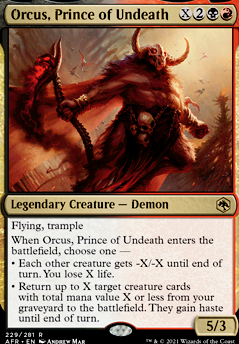 Orcus, Prince of Undeath feature for Be'lakor, the Dark Master (of Demons)