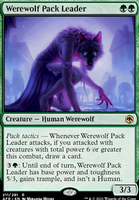 Werewolf Pack Leader feature for Altered Artificers