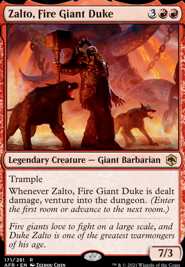 Zalto, Fire Giant Duke feature for Infinite Dungeon Combo