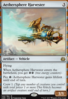 Aethersphere Harvester feature for Mono Green Energy Drain