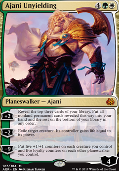Ajani Unyielding feature for just testing