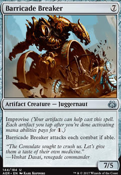Barricade Breaker feature for 'Manaless' Affinity