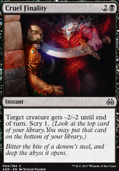 Featured card: Cruel Finality