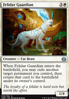 Felidar Guardian feature for Kitty Kombos: Aminatou EDH