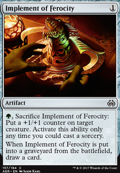 Implement of Ferocity feature for Implement Affinity (Pauper)