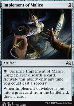 Featured card: Implement of Malice