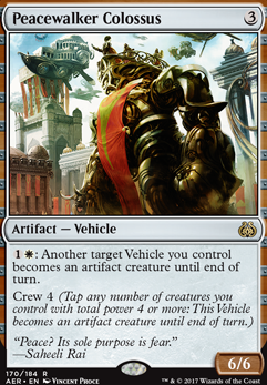 Peacewalker Colossus feature for THAT STEAMPUNK EDH DECK