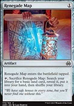 Renegade Map feature for Jeskai artifacts (AER pre-release)