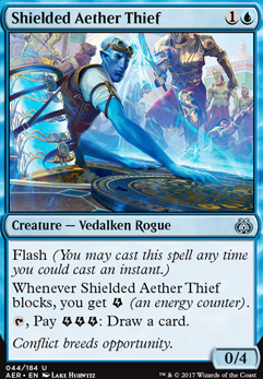 Shielded Aether Thief feature for Charged Up Izzet - Energy