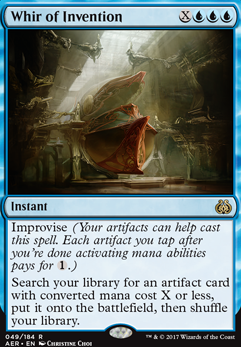 Whir of Invention feature for Teferi Improvises