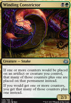 Featured card: Winding Constrictor