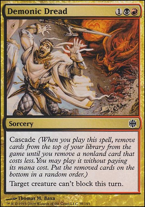 Featured card: Demonic Dread