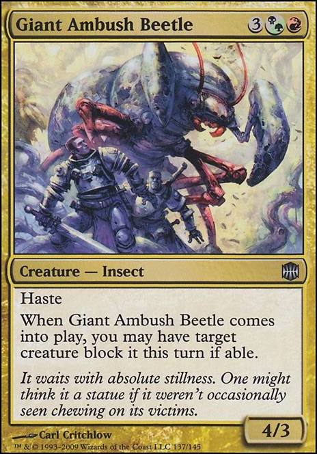 Featured card: Giant Ambush Beetle