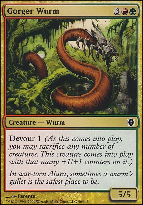 Featured card: Gorger Wurm