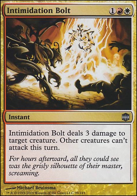 Featured card: Intimidation Bolt